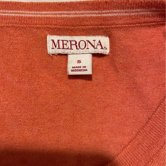 Merona Coral Cardigan 3/4 Sleeve - Picture 4 of 5